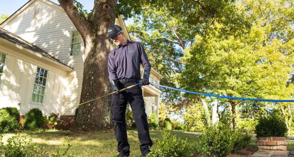 Technician on property